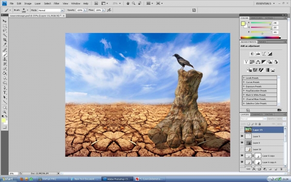 Creation of Lost Foot: Step 6